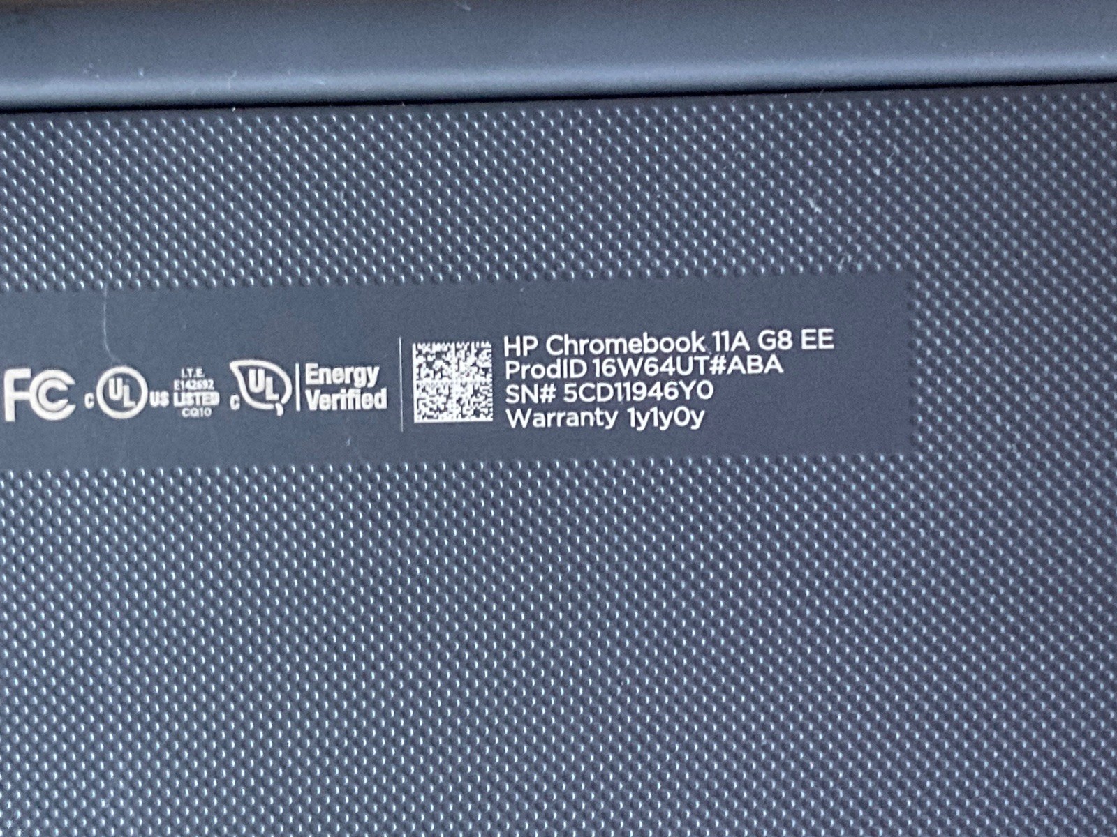 HP Chromebook 11A G8