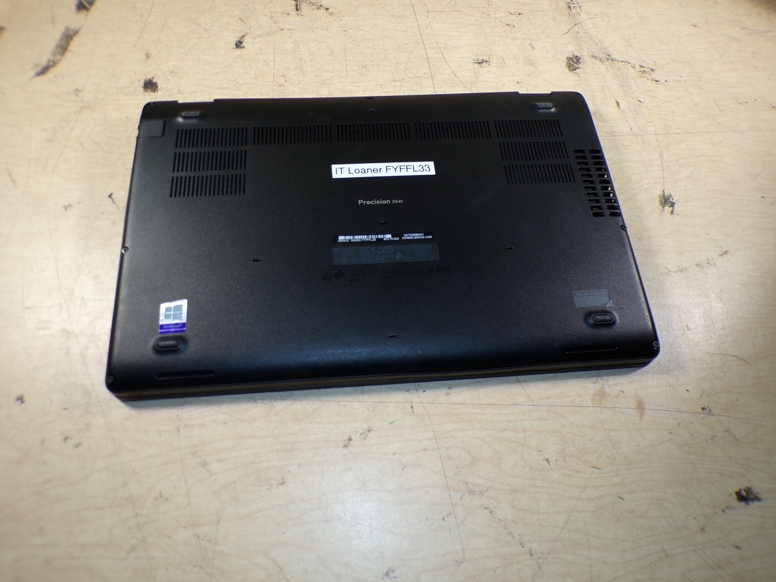 DELL PRECISION 3541 INTEL CORE I5-9400H 2.50GHZ 16GB RAM **NO HD/ NO CADDIE