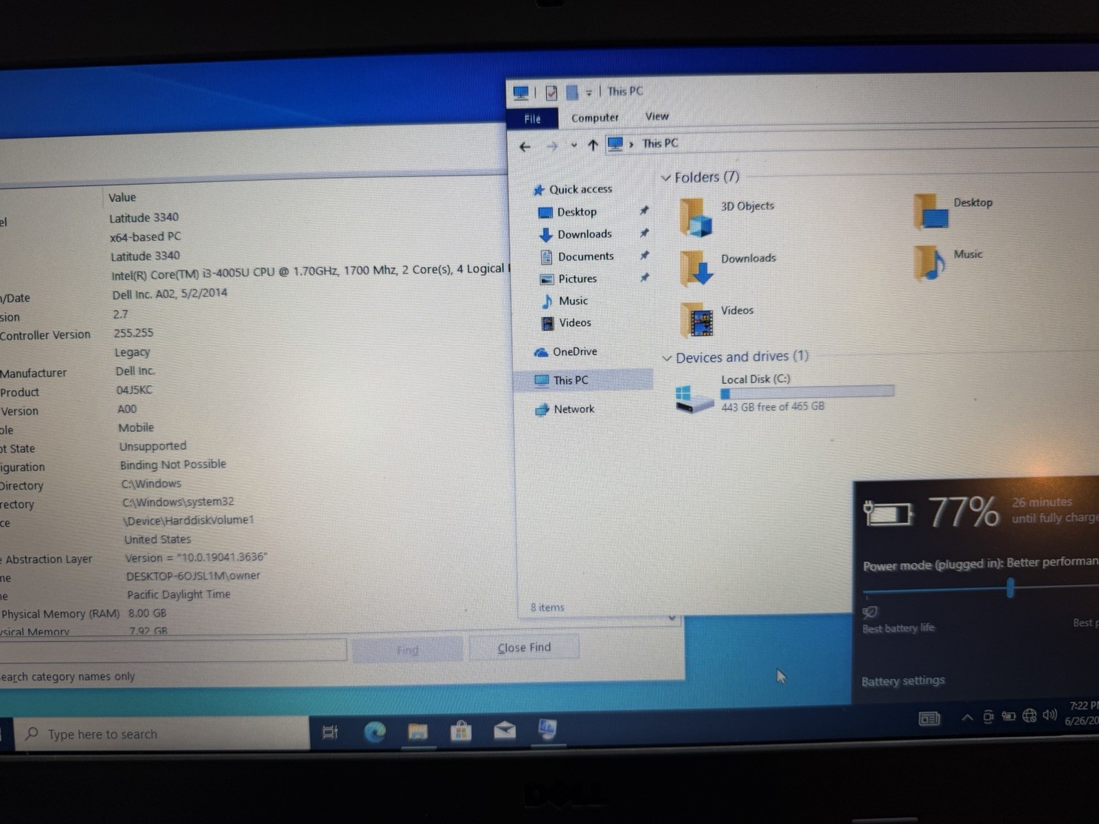Dell Latitude BLUE Core i3-4005U 1.7GHz 13.3″ 8GB 500GB HD NonTouch Win 10 Pro