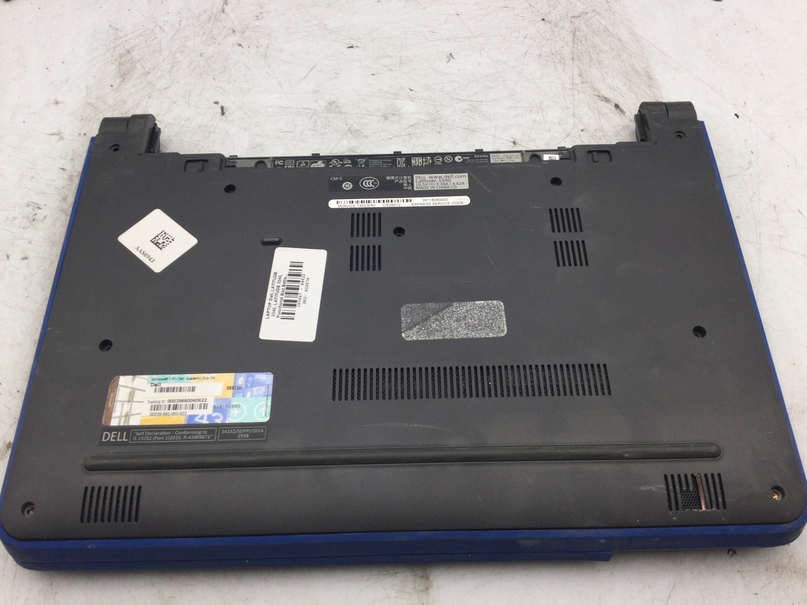 DELL LATITUDE 3340 – BOOTS TO BIOS – INTEL I3 4005 – 4GB RAM -13″- READ DESC-BB