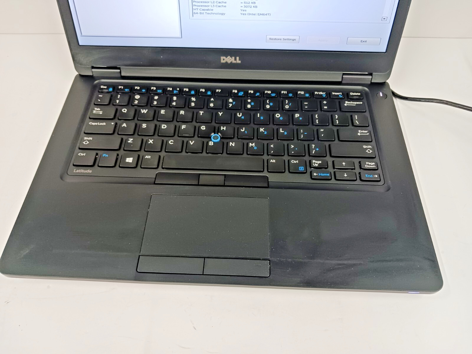 14″ DELL LATITUDE 5480 w/Intel i5-6300U @ 2.40GHz 16GB RAM 256GB SSD, NO OS