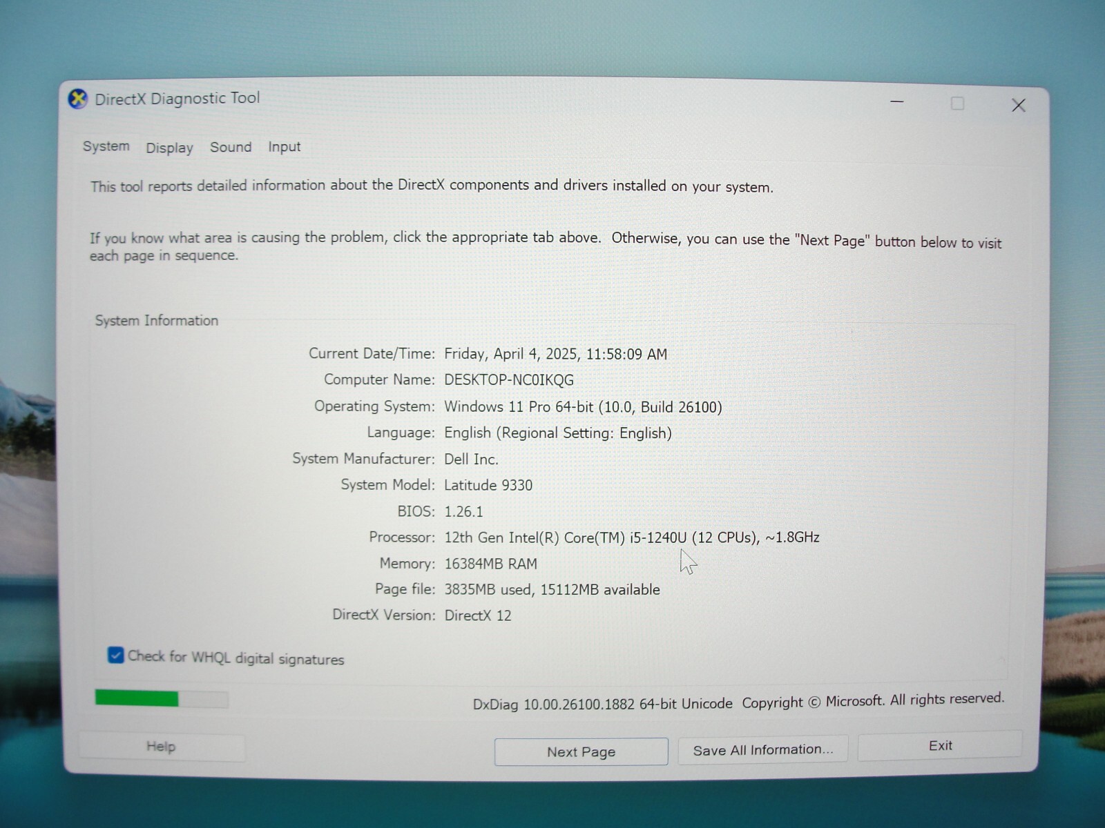 Dell Latitude 9330 2n1 13.3”WQXGA Core i5-1240U 1.8GHz 16GB SSD 256GB Warranty