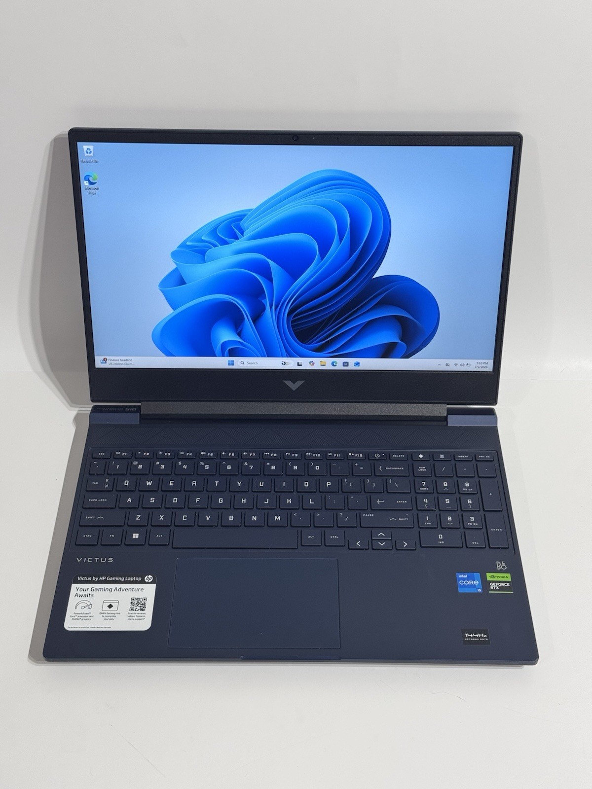 HP Victus Gaming Laptop 15 144Hz FHD i5-12450H 16GB RAM 1TB SSD RTX 3050