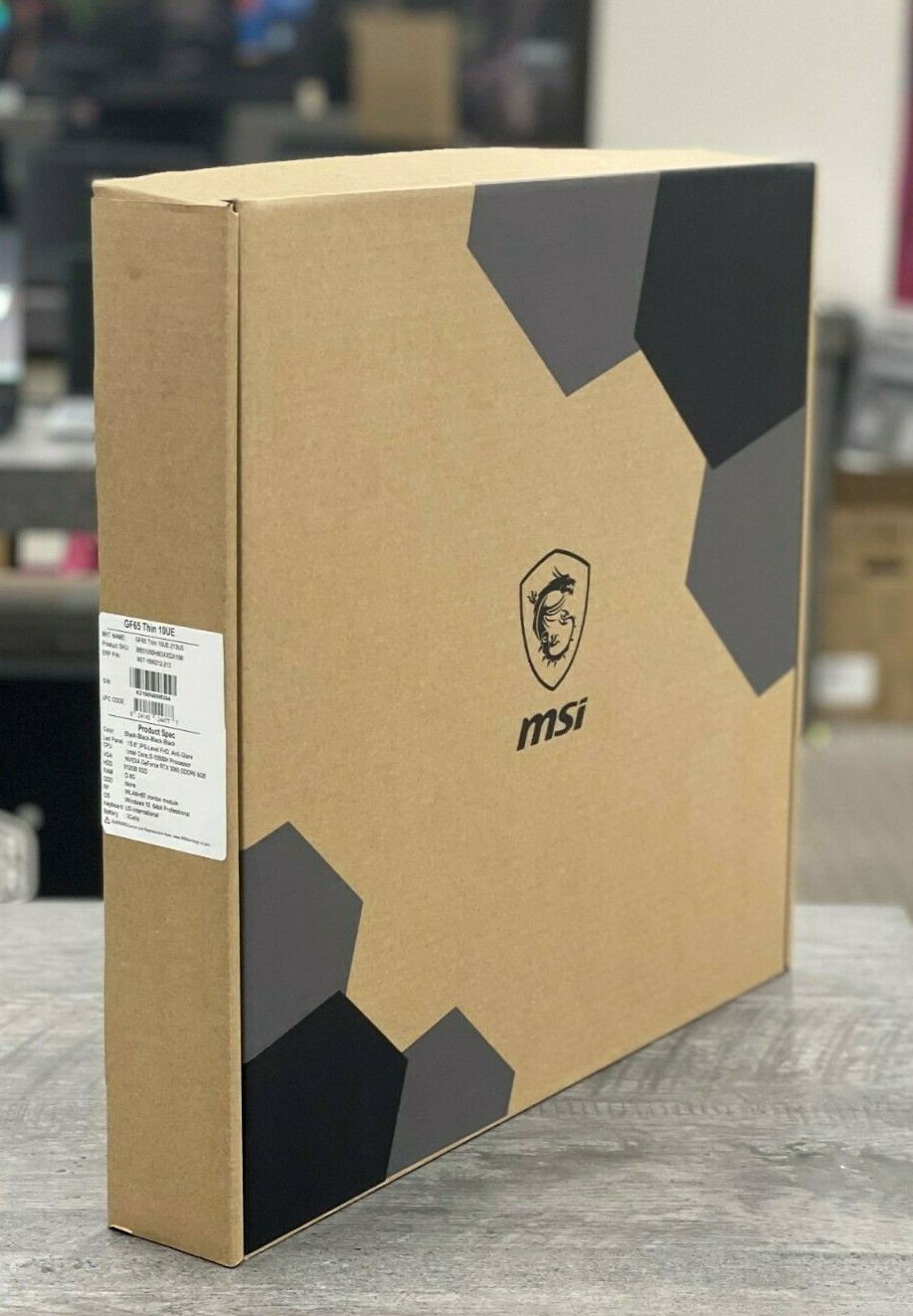 MSI Gaming GF65 Thin, i5 10th Gen, 1TB SSD, 32GB RAM, NVIDIA RTX 3060 High End