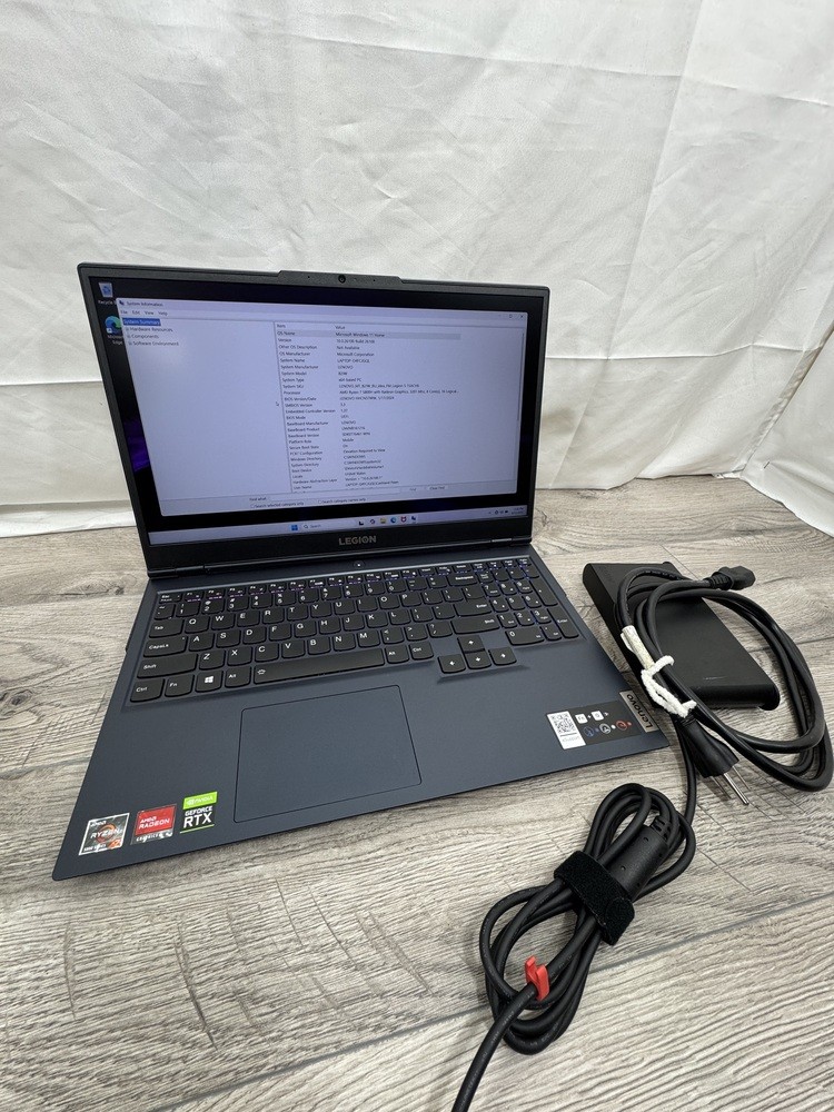 Lenovo Legion S7 15ACH6 15.6″ FHD RYZEN 7 5800H NVIDIA RTX 3050 8GB RAM 512GB