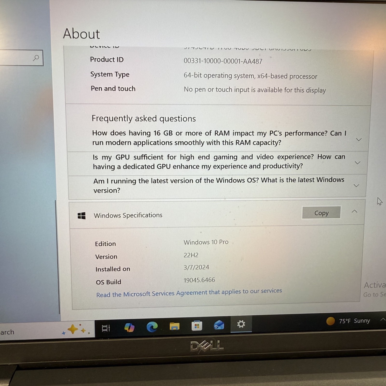 Dell Latitude 7430 14″ i7-1255U 1.7GHz 16GB RAM 512GB Iris Xe Win 10 Pro #H519