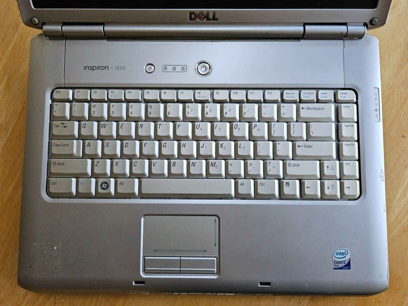 Dell Inspiron 1520 Laptop Intel Core 2 Duo Processor Untested!
