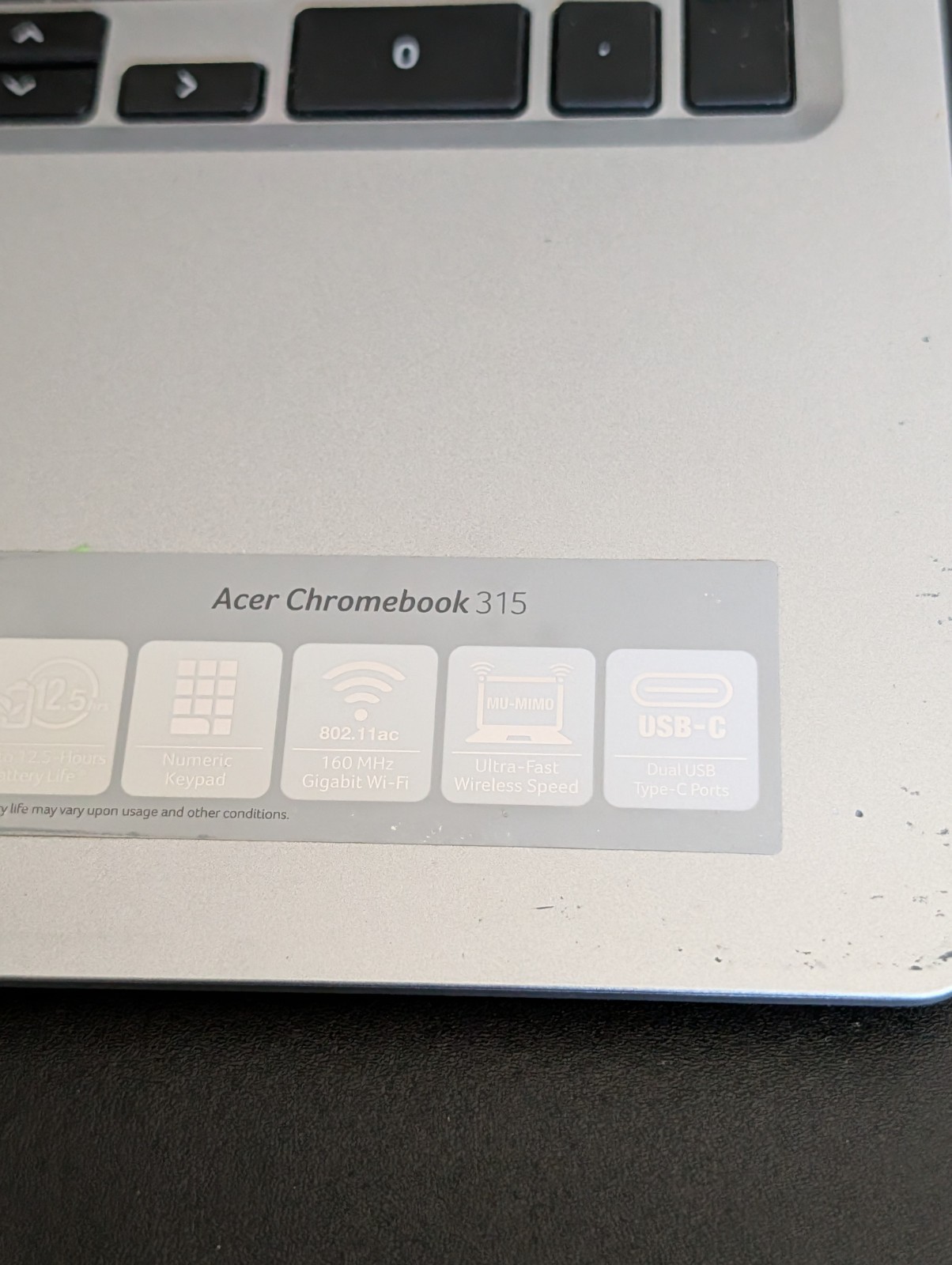 Acer Chromebook 315 (N21Q9) Laptop 2024 – Unknown Specs – SOLD FOR PARTS ONLY **
