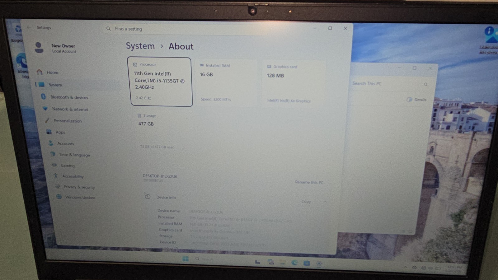 Lenovo ThinkPad E15 Gen 2 i5-1135G7 16GB RAM 512GB SSD Windows 11 15.6″