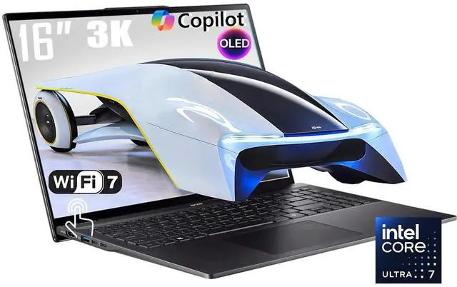Acer Swift AI Copilot Business 16 in 2.8K OLED Touch 100% Core Ultra 7 256V