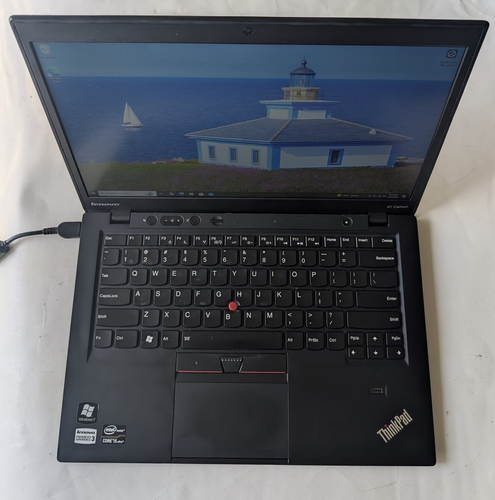 Lenovo ThinkPad X1 Carbon i5-3427 4GB 256GB SSD, BKLT KB Win 10Pro AC Adapter