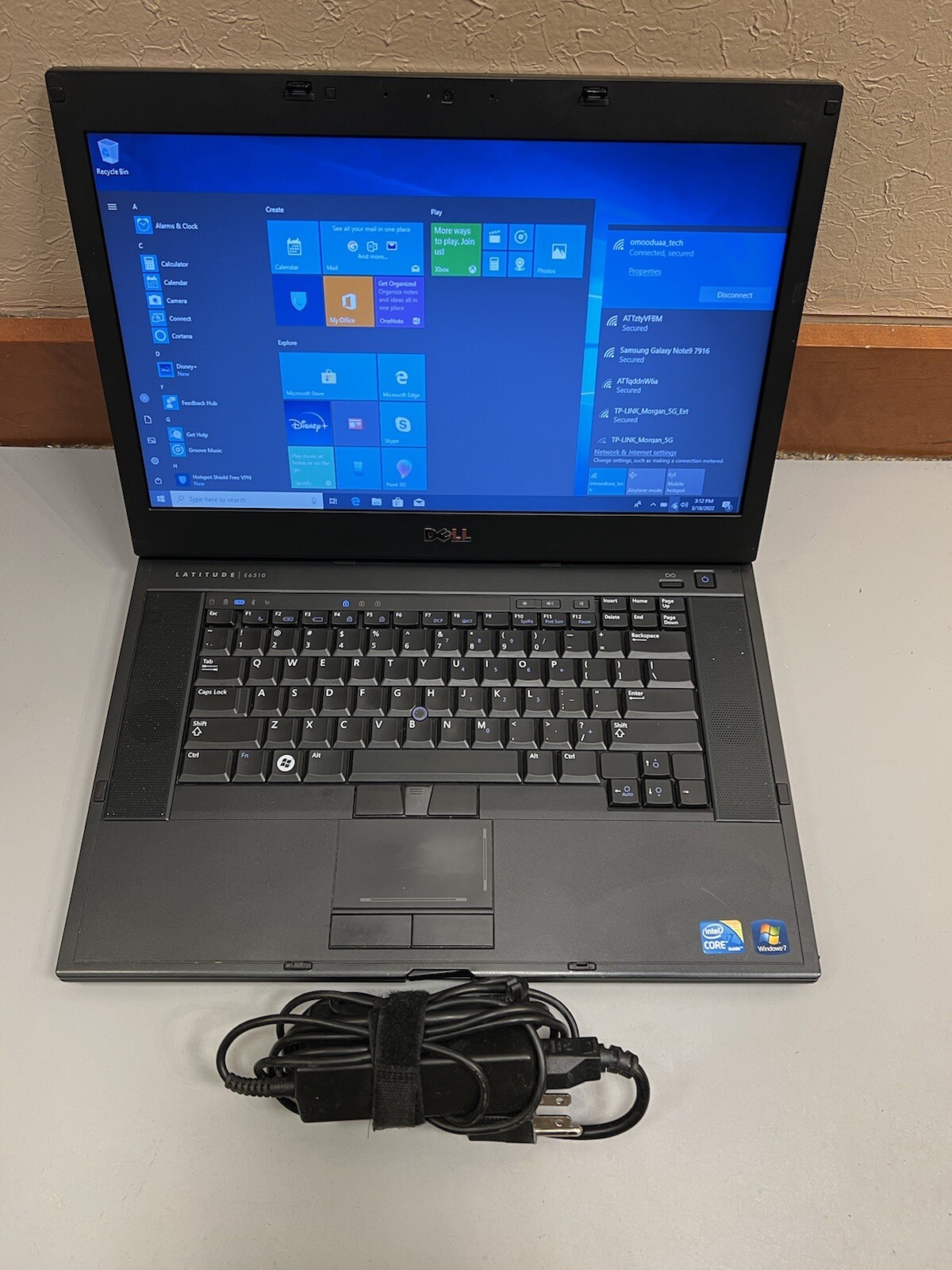 Dell Latitude E6510 Core i7 M620 4GB RAM 500GB HDD Wifi NVIDIA BLUETOOTH WEBCAM