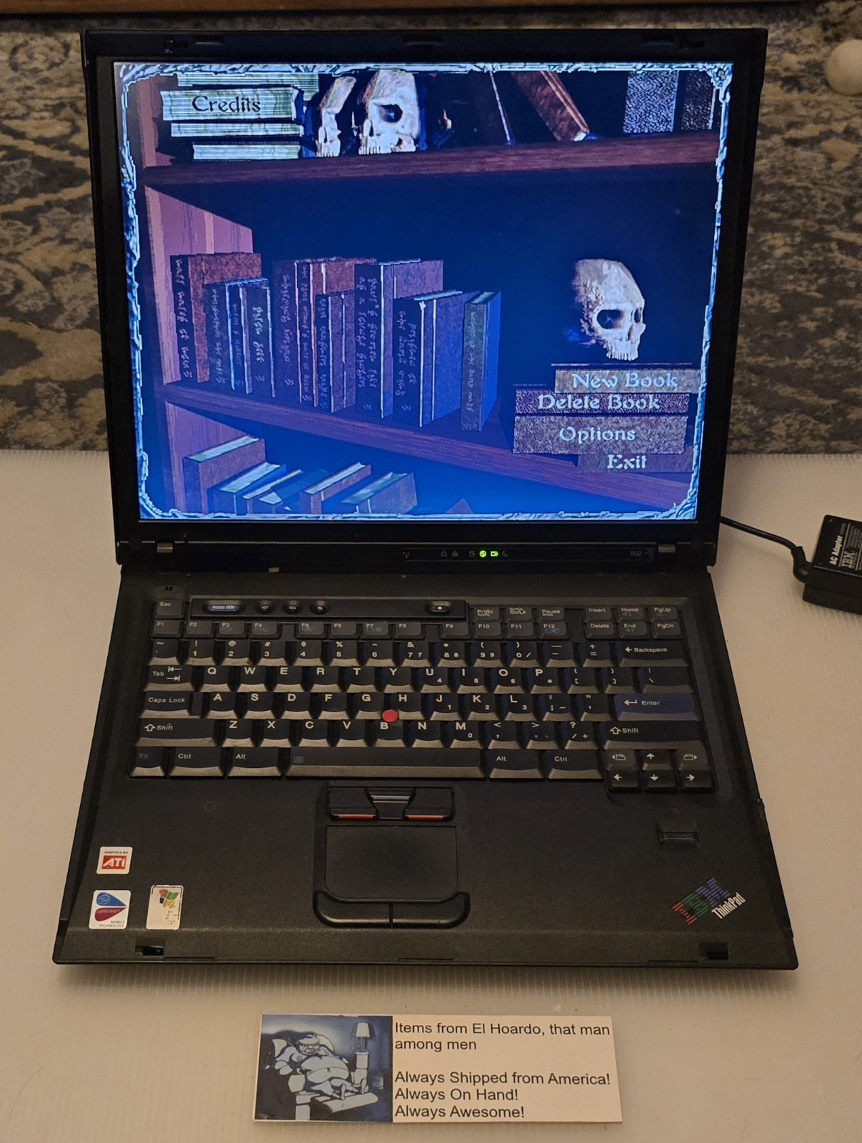 IBM Thinkpad R52 1GB Ram 60GB HDD 1.73 Ghz Pentium M Windows XP ATI Radeon X300