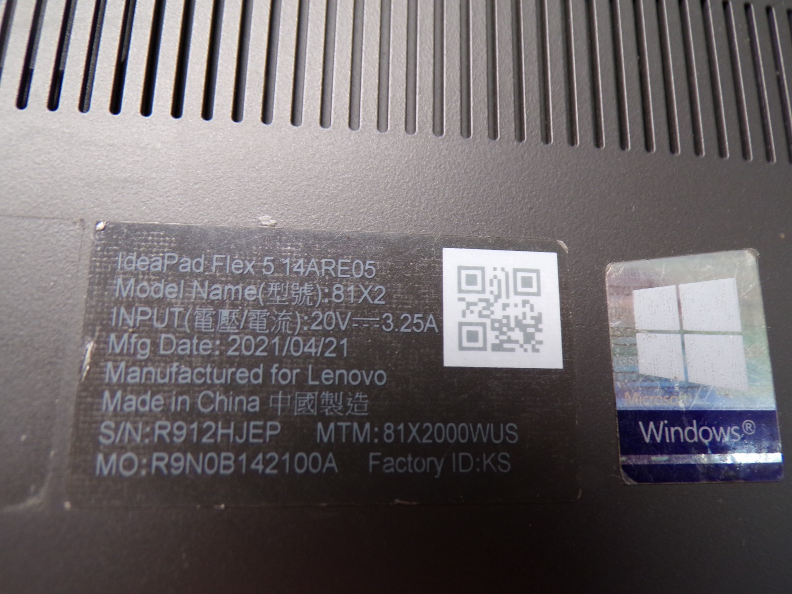 Lenovo IdeaPad Flex 14API Laptop AMD Ryzen 5 4500U 8GB no ssd Laptop #28722