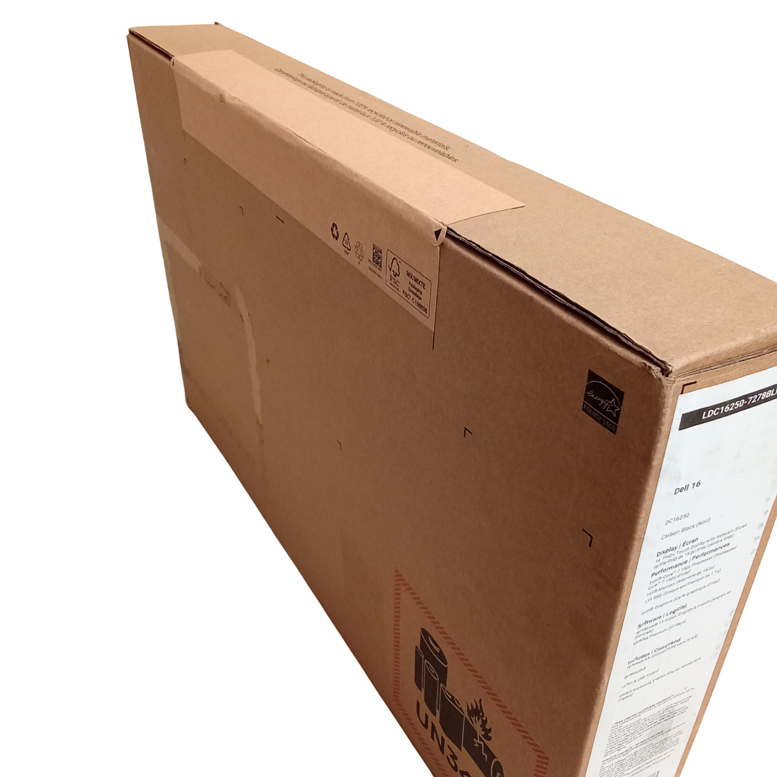 Dell 16 DC16250 16″ FHD+ Intel Core 7 150U 16GB RAM 1TB SSD Win 11 Home, Black