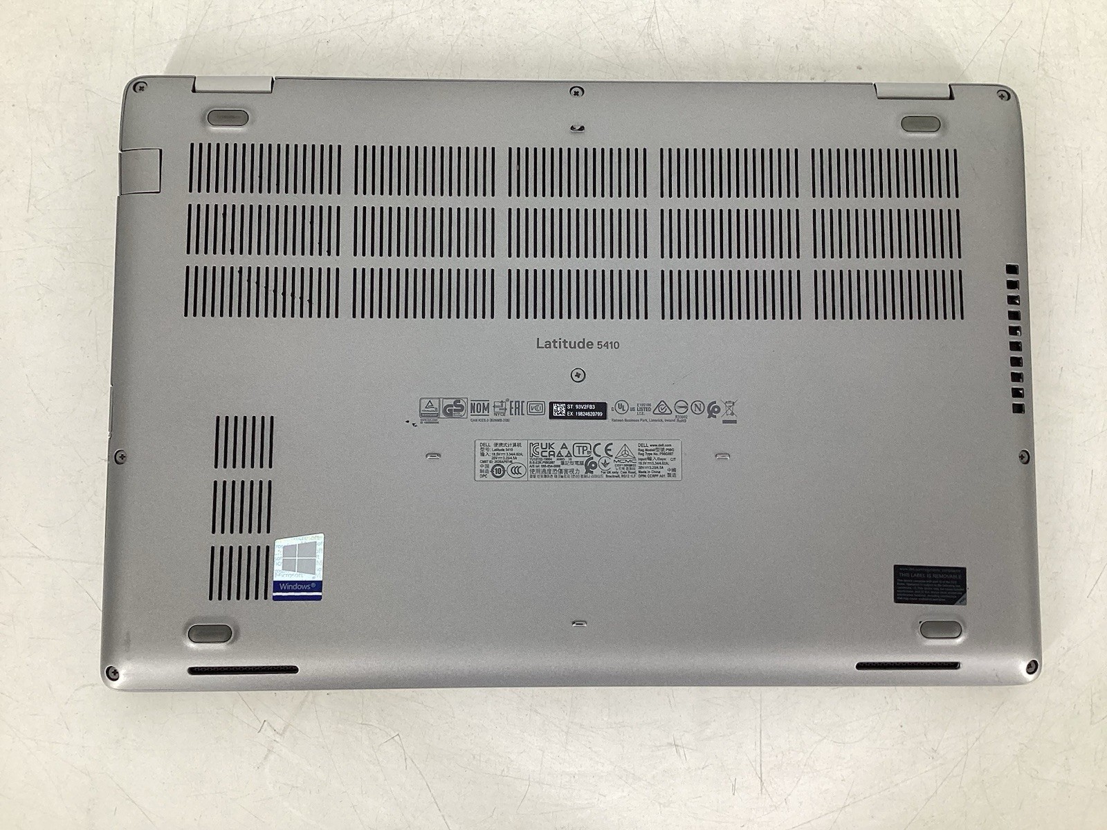 Dell Latitude 5410 14″ (i5-10310U @1.70GHz 8GB RAM 256GB NVMe, No OS) No AC