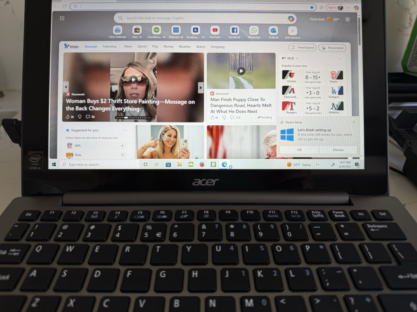 Acer Aspire Switch 11.6″ Intel M 5Y10c 4GB RAM 128GB SSD Win 10