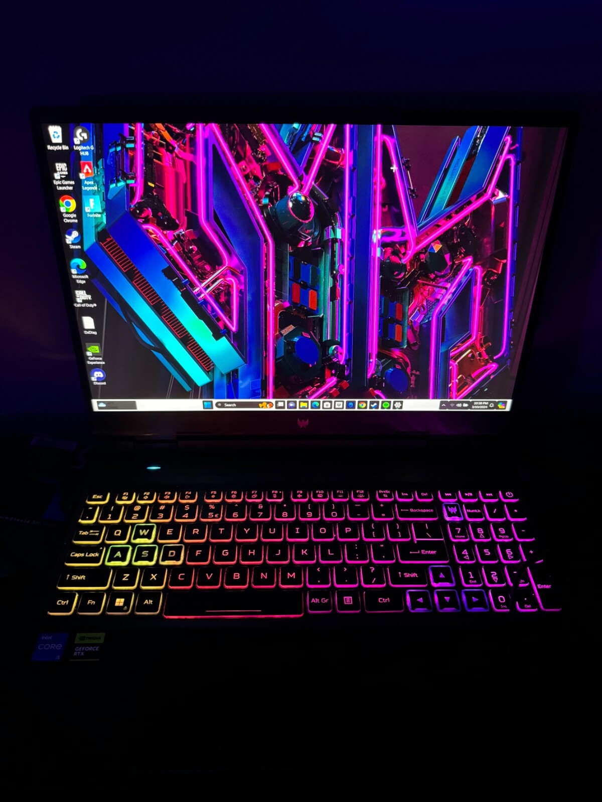 Acer Predator Helios Neo 16 PHN16-71 16″ (512GB SSD, Intel Core i5 13th Gen.,…