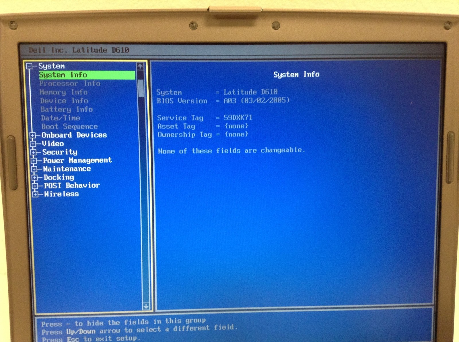Dell Latitude D610 Laptop 14″ SXGA Pentium M 2.0GHz 1GB WORKING FREE SHIPPING