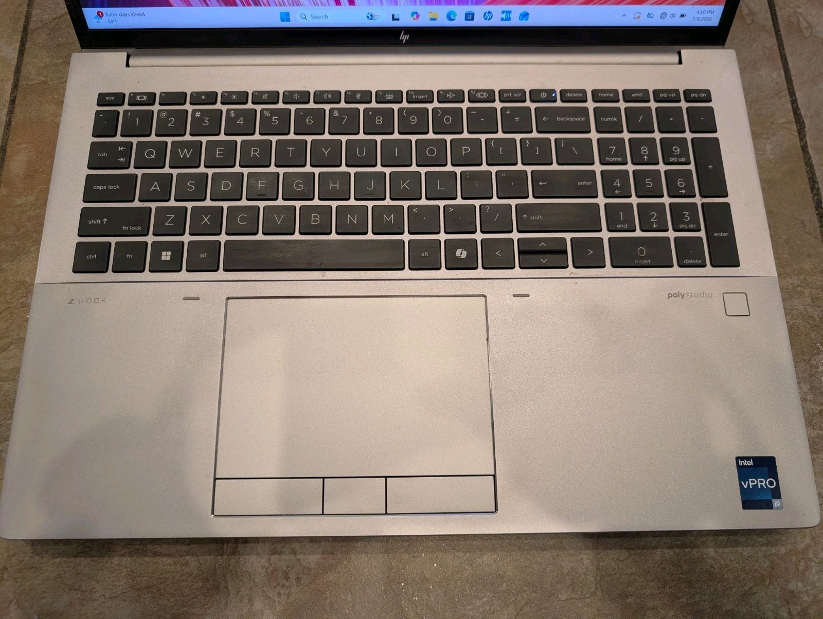 HP Zbook Fury 16 G11 32GB 1TB Intel i9 13th Gen Nvidia RTX 3500 Ada