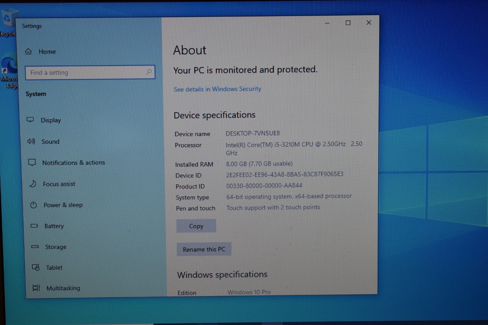 Lenovo ThinkPad T530 Intel Core i5-3210 8GB RAM 512GB SSD Windows 10 Pro Webcam