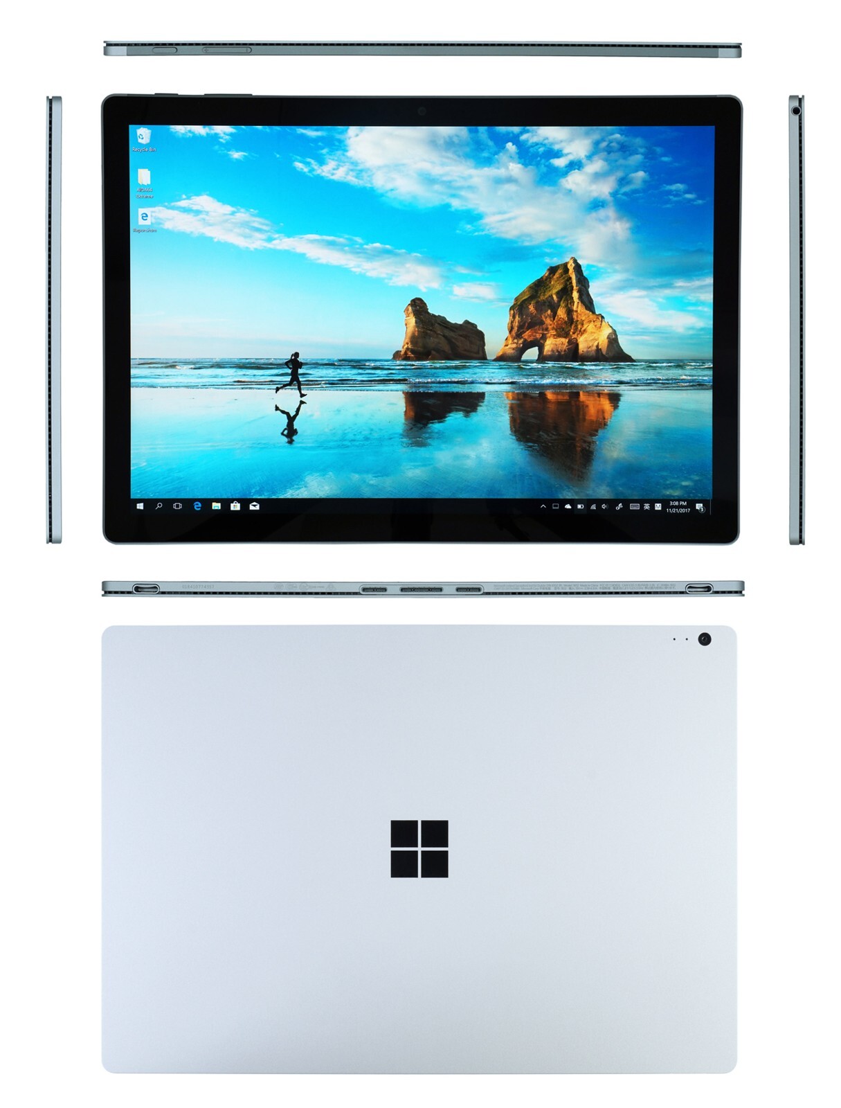 Microsoft Surface Book 1703 13.5″ 256GB i5 8GB Win 11 PRO w Power Supply/Charger