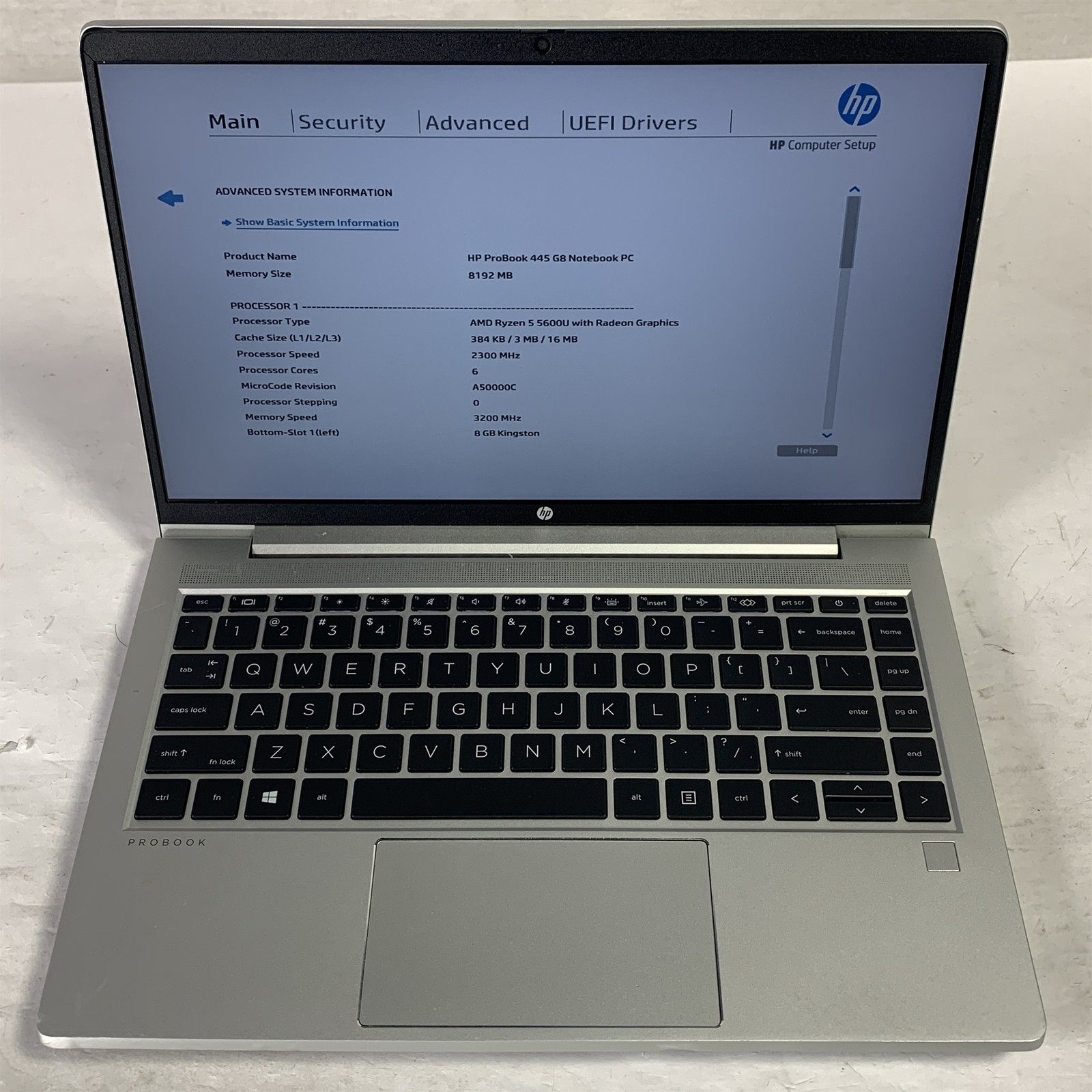 HP ProBook 445 G8 14″ Laptop Ryzen 5 5600U 2.3GHz 8GB – NO DRIVE