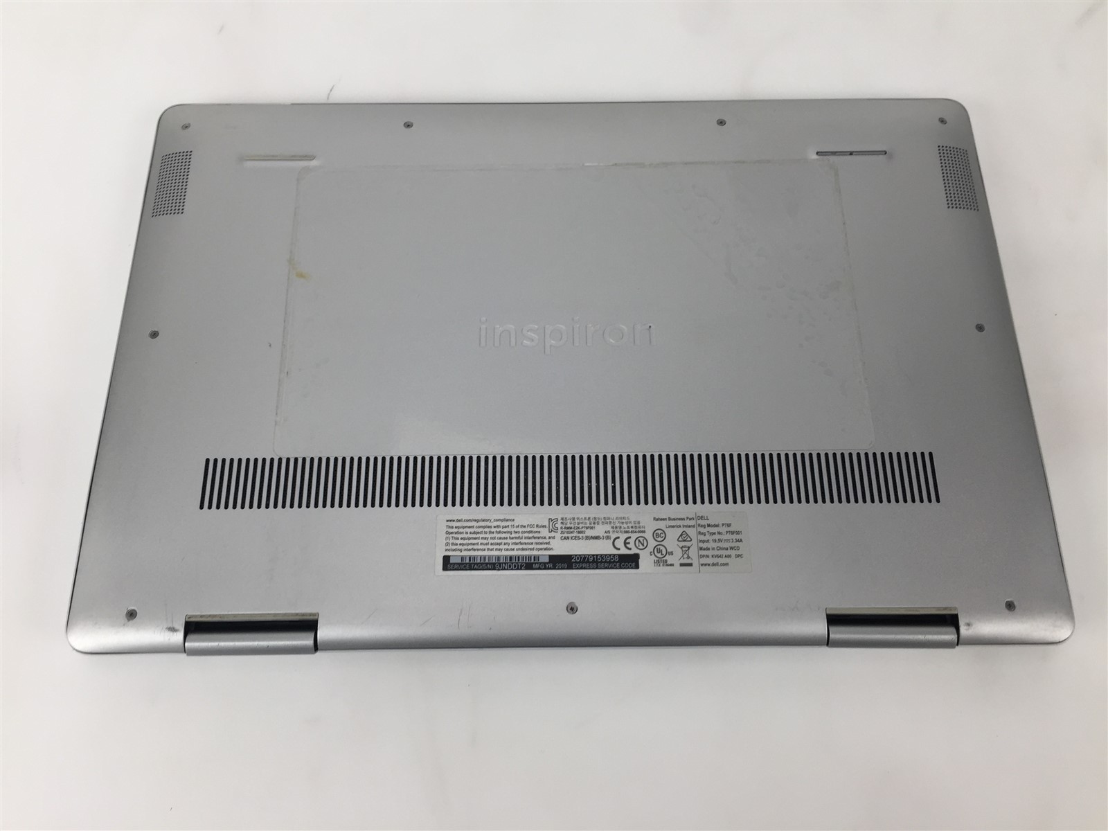 Dell Inspiron 7586 2-in-1 Intel i5-8265U 1.60GHz 8GB RAM 256GB SSD Windows 10