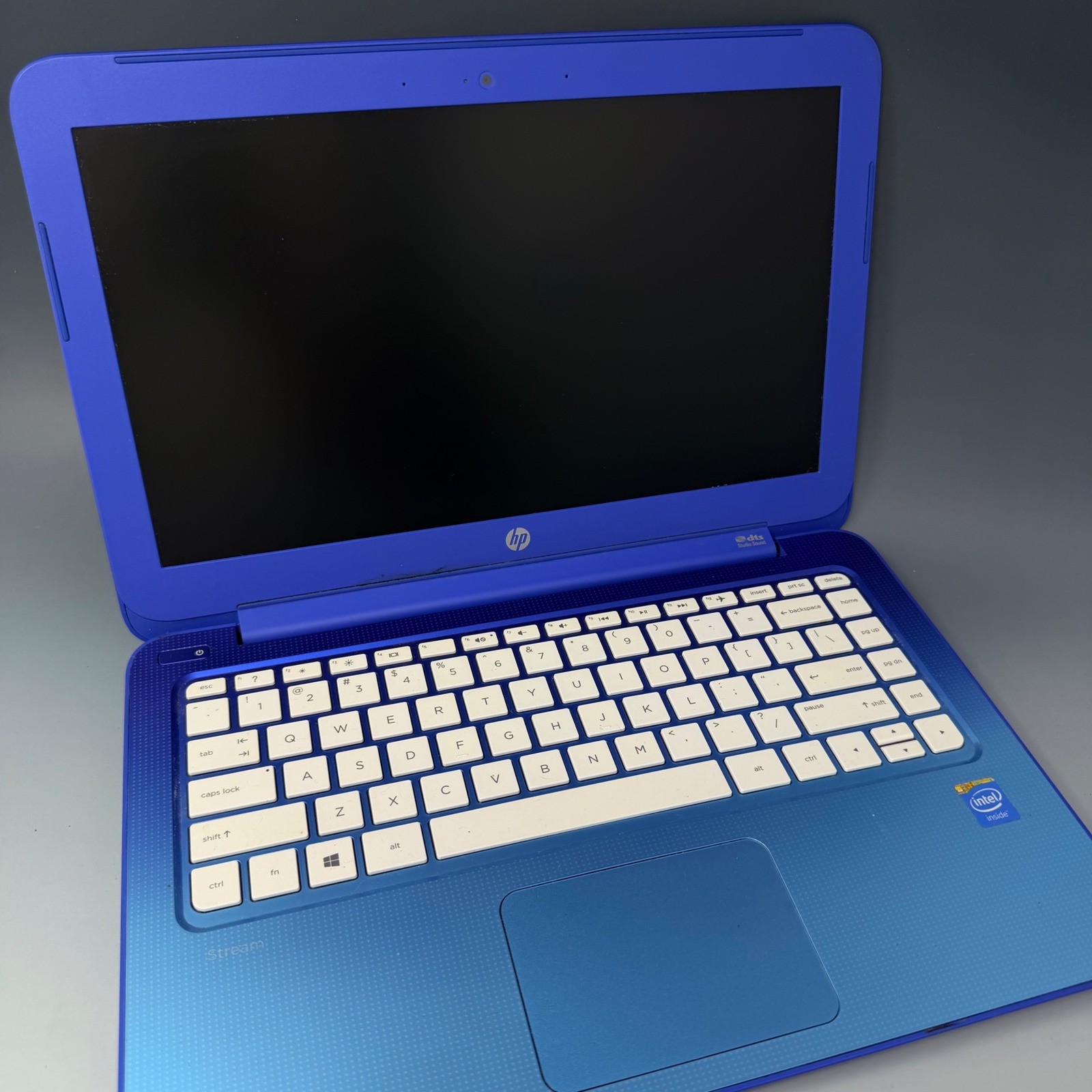 HP Stream Laptop TPN-Q155 Blue Intel Inside DTS Studio Sound Parts or Repair