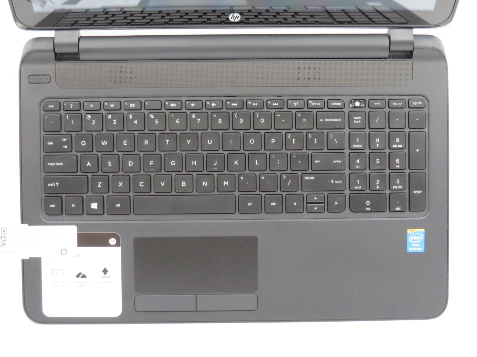 HP 15-f024wm | N3530 @ 2.16GHz | 8GB DDR3 | 256GB 2.5″ SATA SSD | No OS