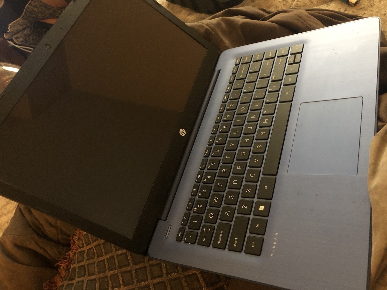 HP 14″ (64GB SSD, Intel Celeron N, 1.1 GHz, 4GB) Laptop – Indigo Blue…