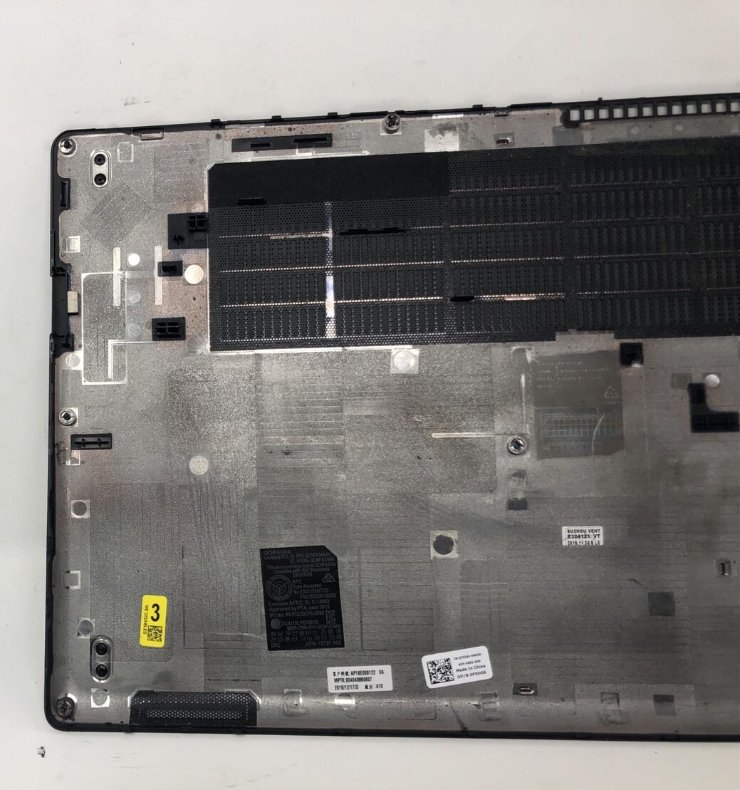 Dell Latitude 3520 Bottom Cover – Few Scratches, Clips Intact