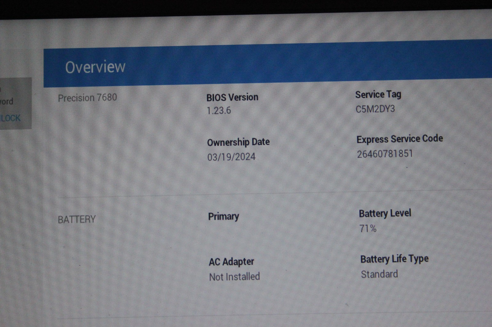 Dell Precision 7680 | i7-13850HX | 16″ 64GB | 1.5TB SSD | RTX A1000 | Win 11 P
