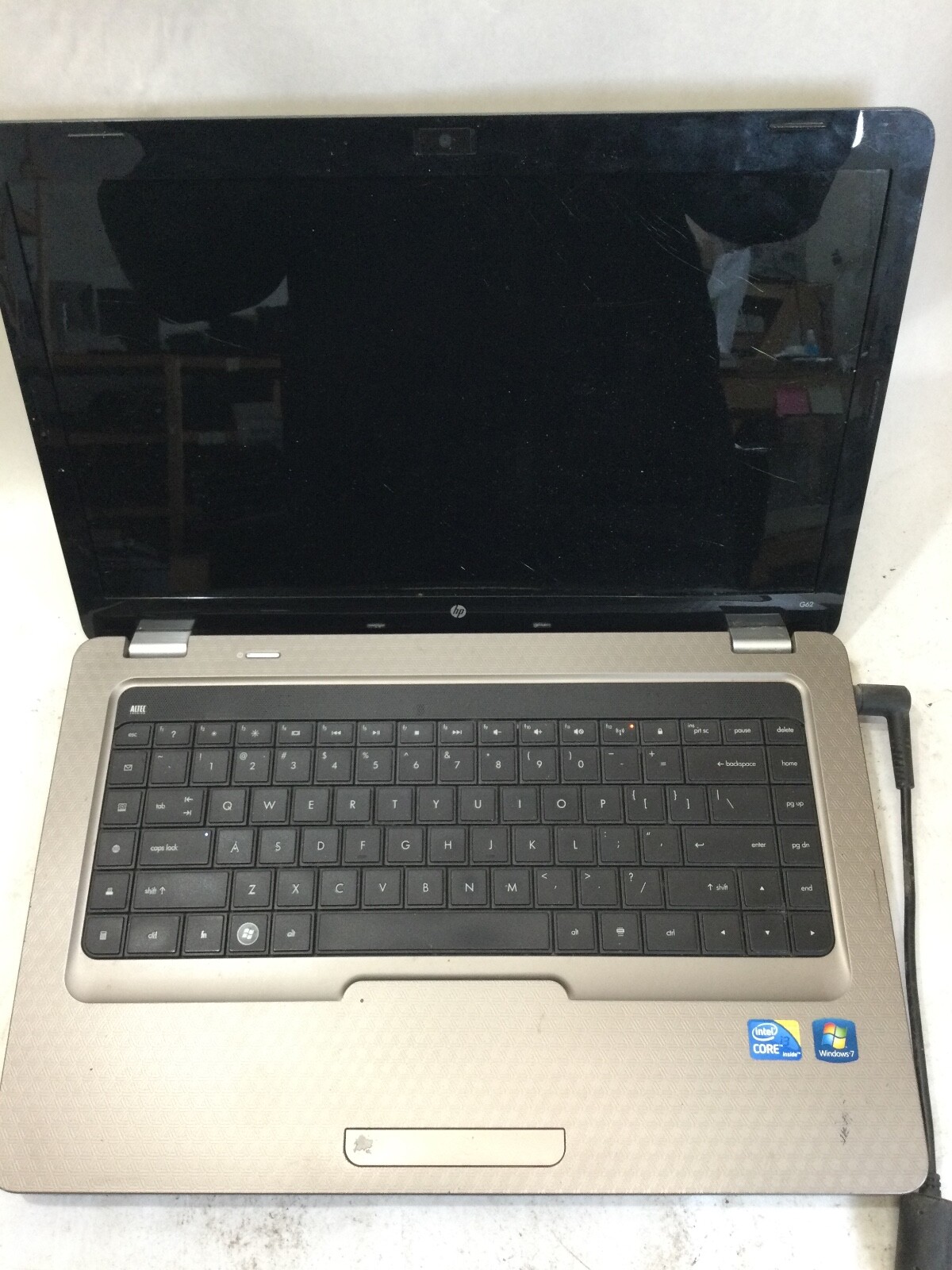 HP G62-a00 NOTEBOOK – INTEL CORE I3 – NO RAM – READ DESCRIPTION – BB !