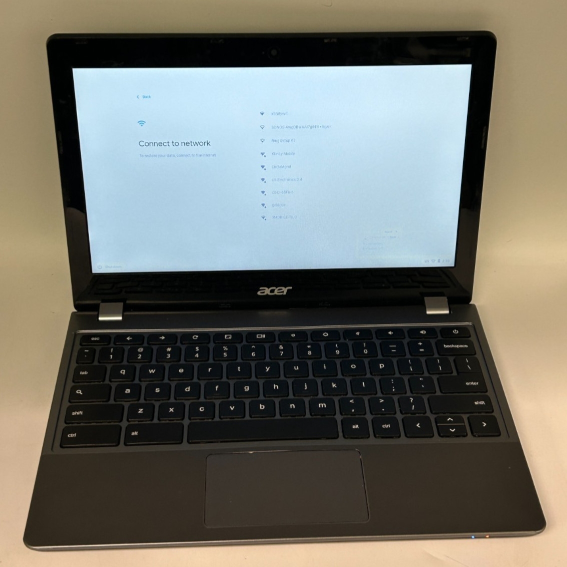 Acer Chromebook C740-C4PE 11.6″ Celeron N2955U 4GB RAM 16GB eMMC