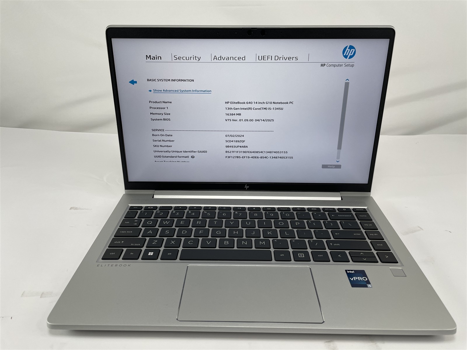 HP EliteBook 640 G10 2023 14” FHD i5-1345U 1.6GHz 16GB RAM 512GB SSD