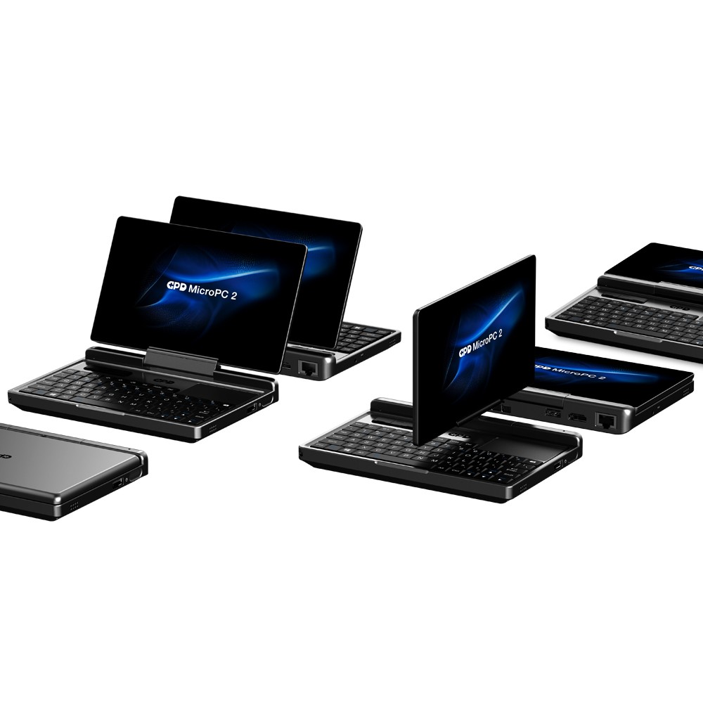 2025 GPD MicroPC 2 Mini Laptop PC 7″ Intel Processor N300 16GB RAM + 512GB SSD