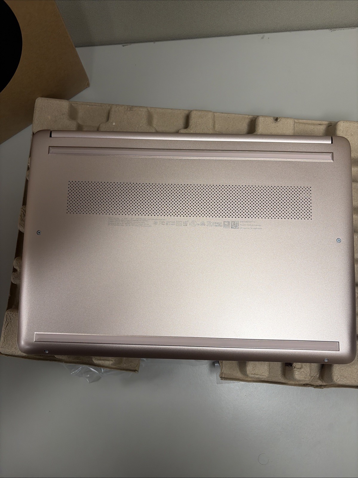 HP – 14 Laptop Intel N150 Processor 4GB Memory 128GB UFS Pale Rose Gold (Used)