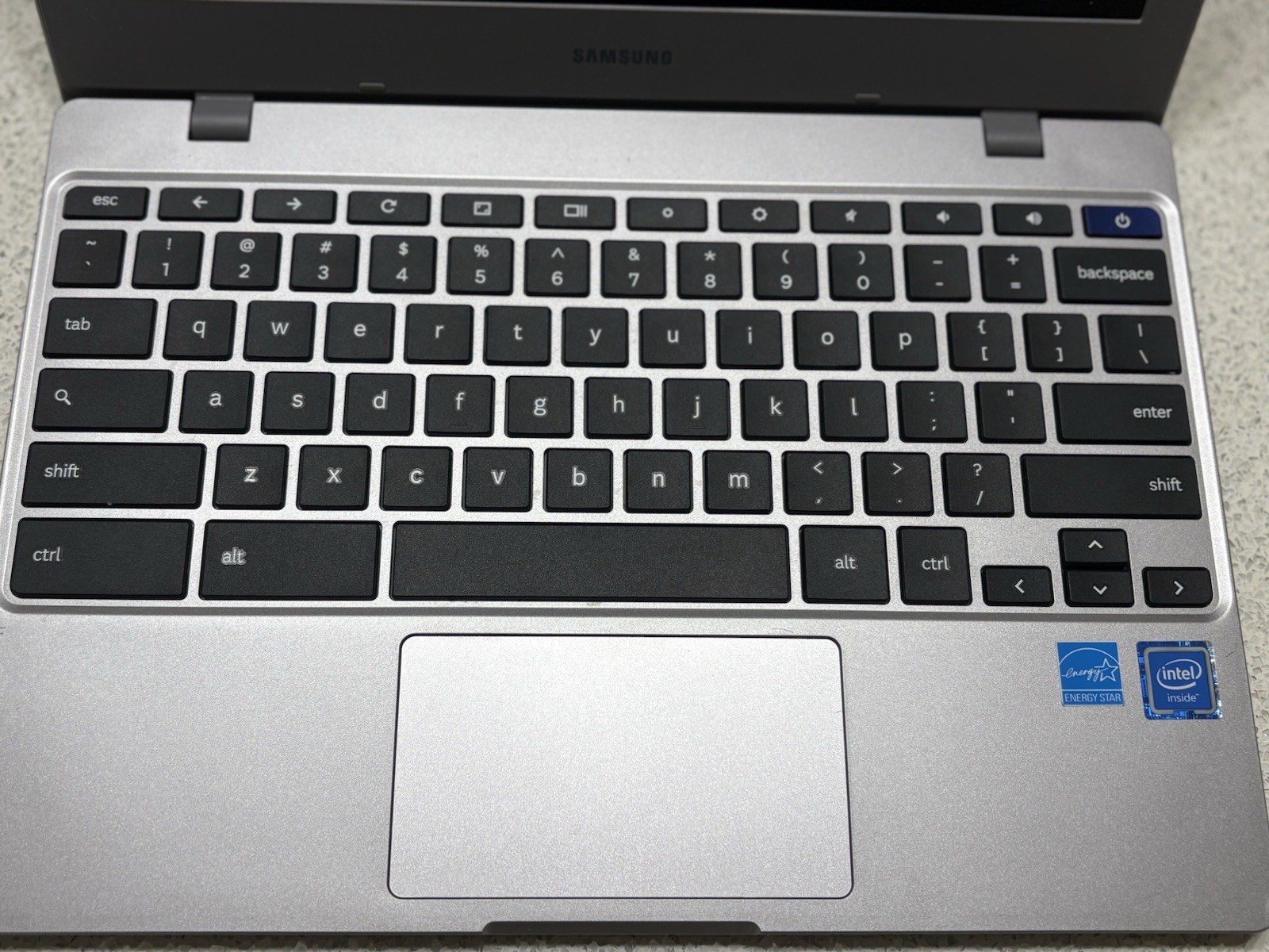 Samsung Chromebook Intel Celeron Processor Laptop – Platinum Titan
