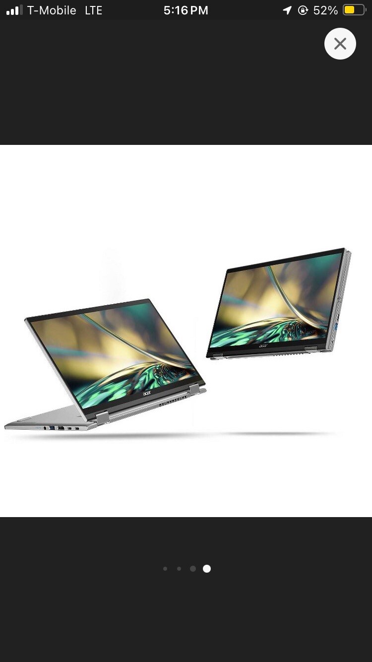 Acer Spin 3 SP314-55 14″ (256GB SSD, Intel Core i3 12th Gen., 4.40 GHz, 8GB)…
