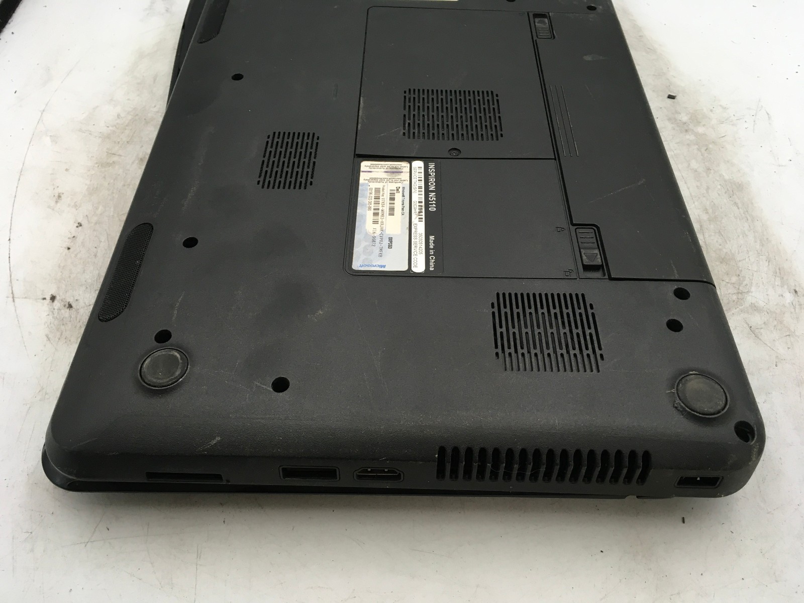 DELL INSPIRON N5110 – FOR PARTS – INTEL CORE I5 – NO RAM – READ DESCRIPTION – BB