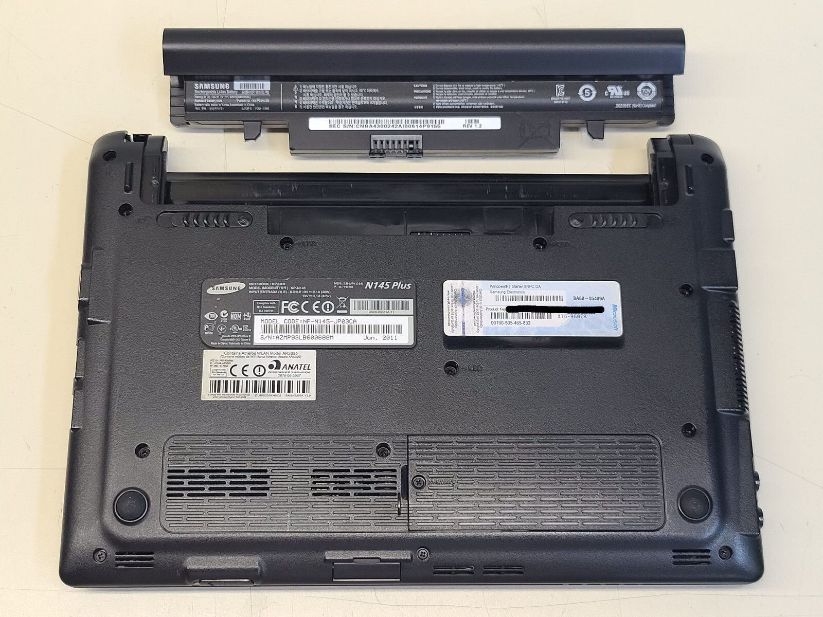 Samsung N145 Plus 10.1″ Atom N455 + 2GB + 250GB + Windows 7 Starter TESTED