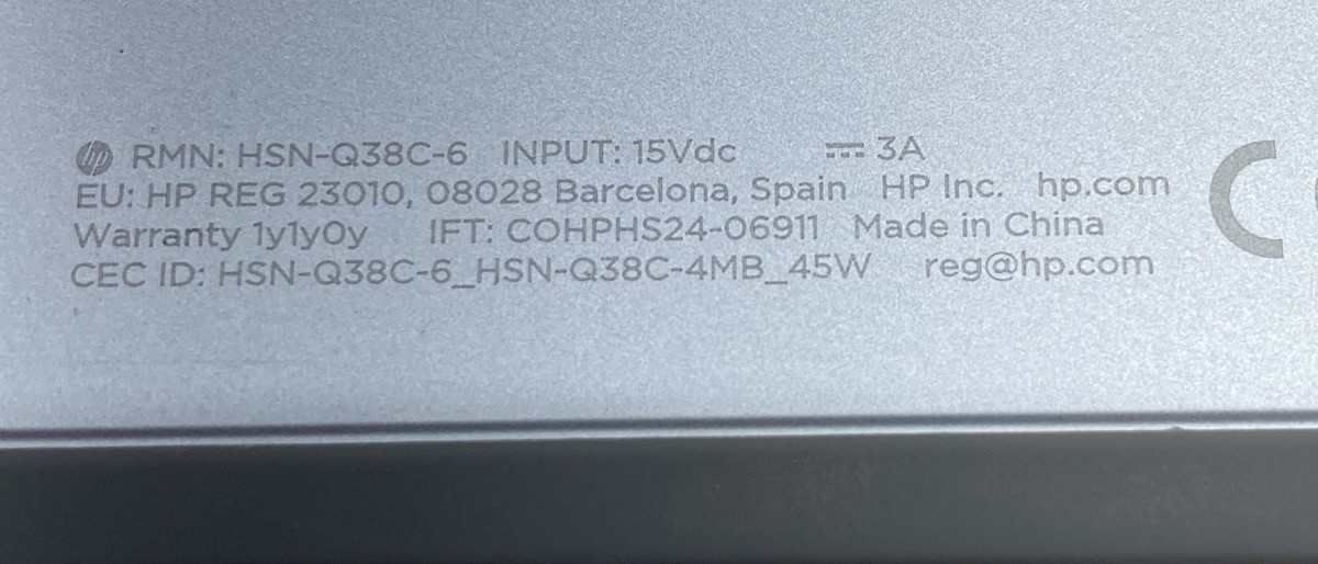 Hewlett Packard HP 16″ Probook 460 G11 Laptop (WMP017249)