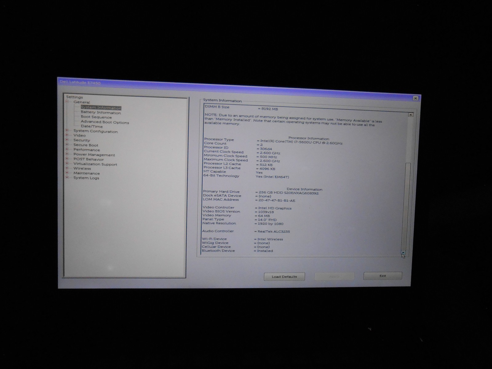 Dell Latitude E7450 Windows 7 Home Premium Activated Laptop