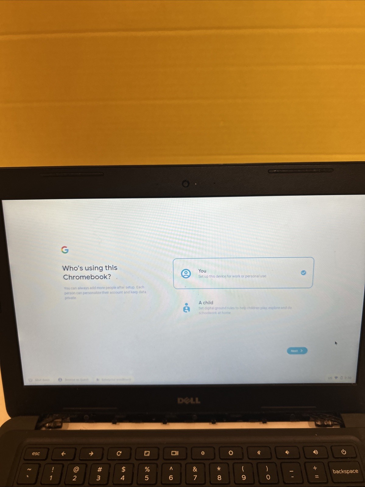 Dell Chromebook 13′ inch 3380 C3855 4GB Ram 16GB SSD **See Description**