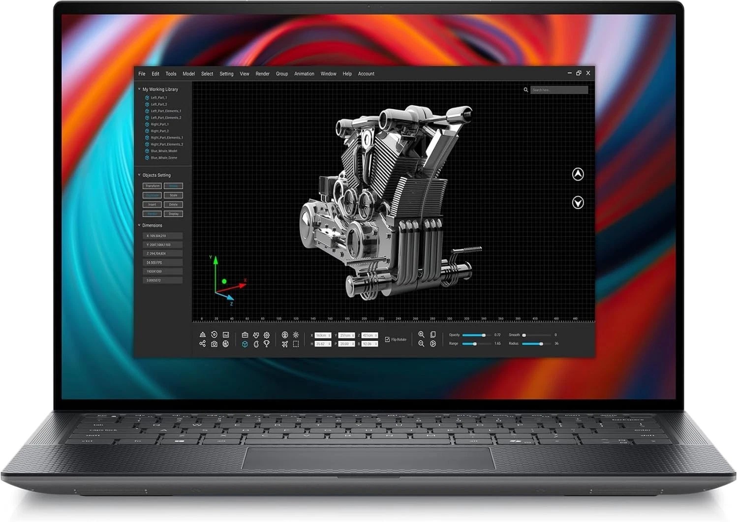 Dell Precision 5490 14″QHD+ TOUCH Ultra 7-155H 16GB RAM 1 TB SSD RTX 1000 Ada