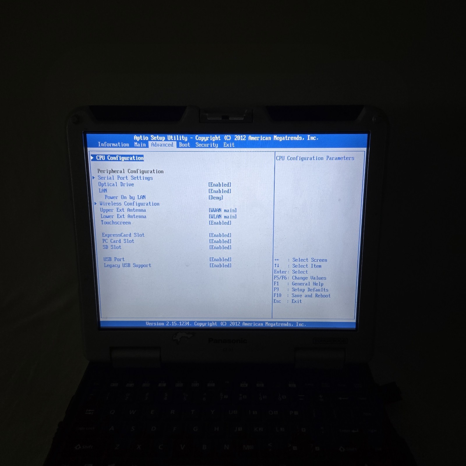 Panasonic Toughbook CF-31 MK5 i5-5300U 2.30GHZ 8GB RAM — No HDD & No OS — READ