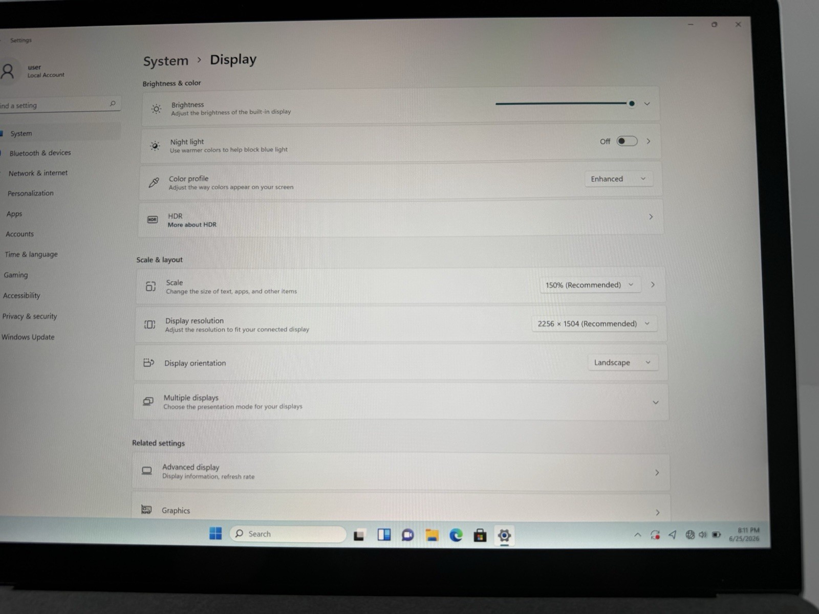 Microsoft Surface Laptop 5 13.5” 1950 Intel Core i7-1265U 16GB RAM 512GB NVME