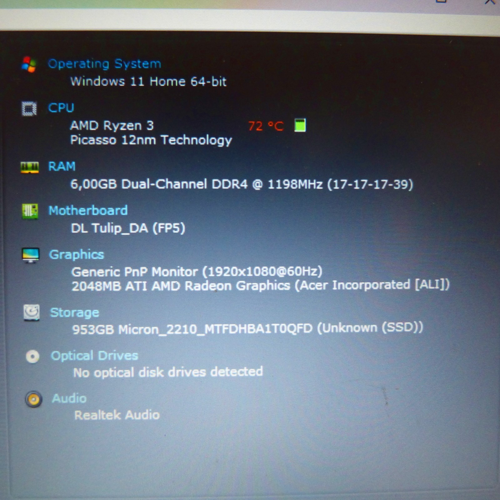 Acer A314 14″ FULLHD Ultrabook l AMD RYZEN POWER I 1TB SSD Windows 11 HDMI