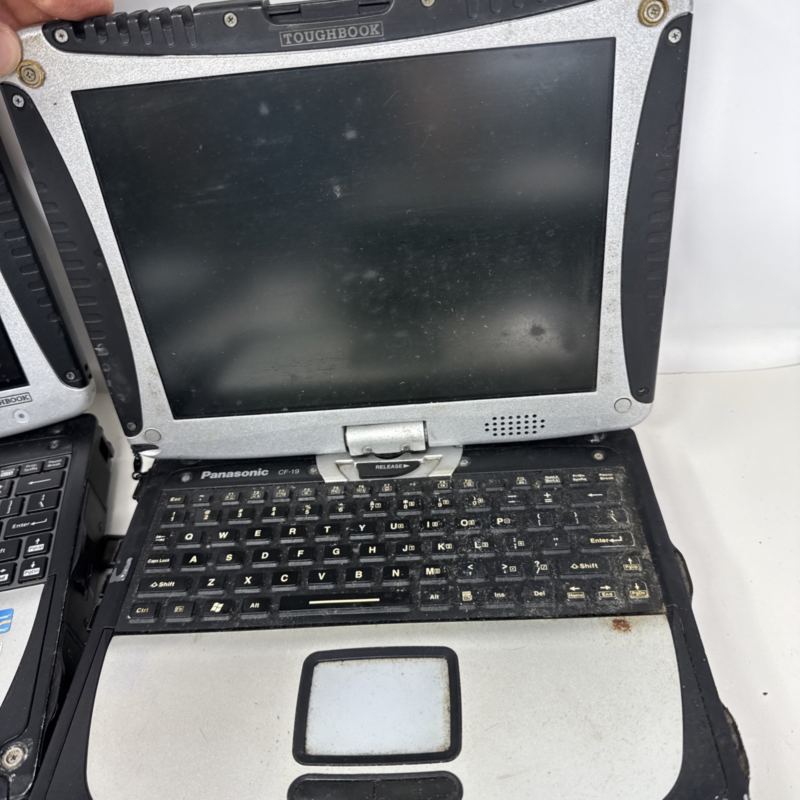 Lot of 5 Panasonic Toughbook CF-19 – UNTESTED- For Parts Unit AS IS
